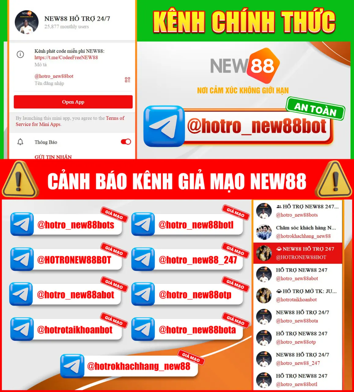 Kênh chính thức nhà cái New88
